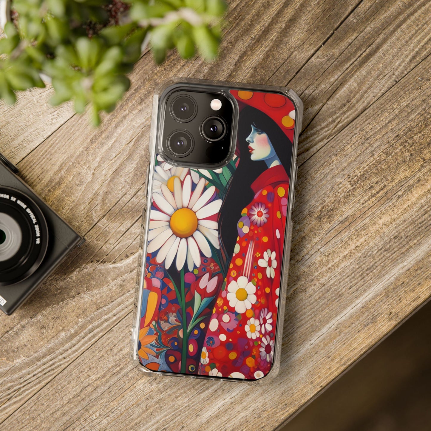 Daisy Dreams - Magnetic Clear Impact Cases