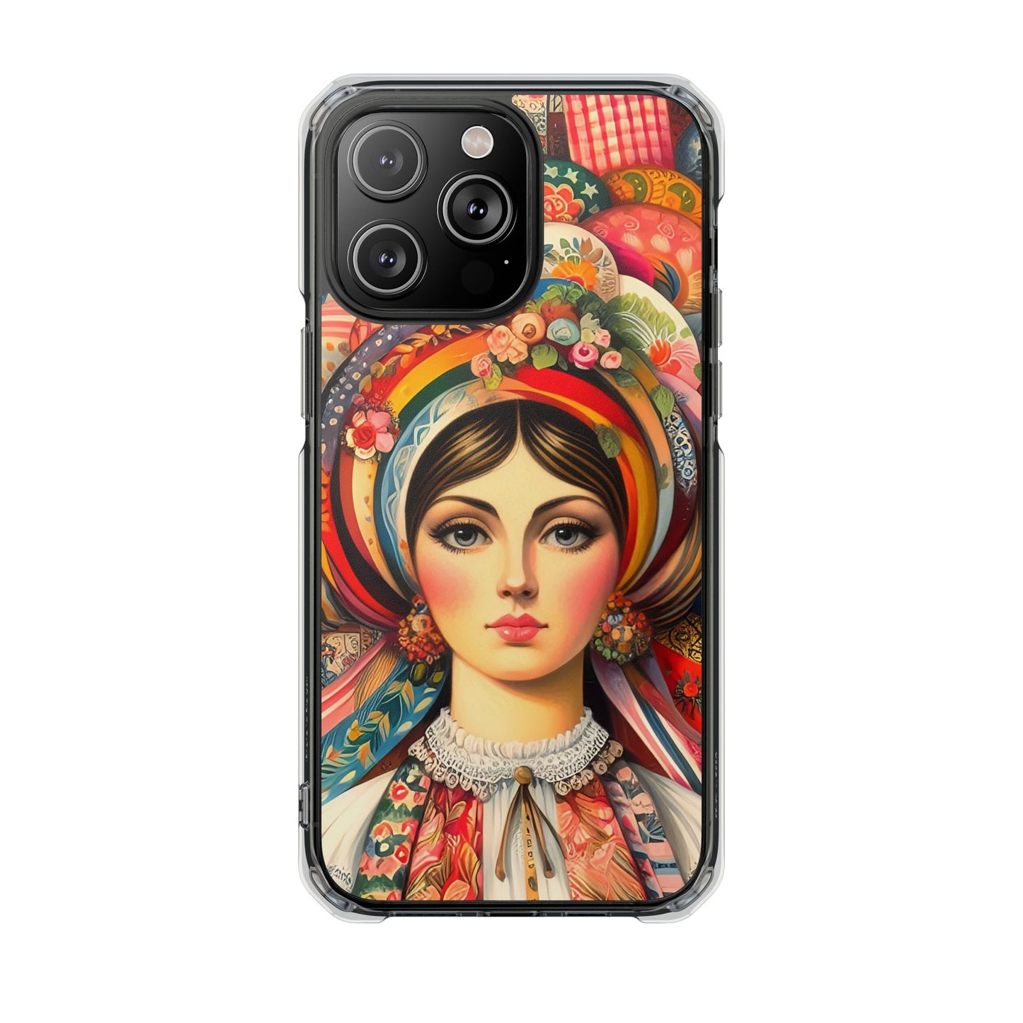 Beehive Bonnet - Magnetic Clear Impact Cases