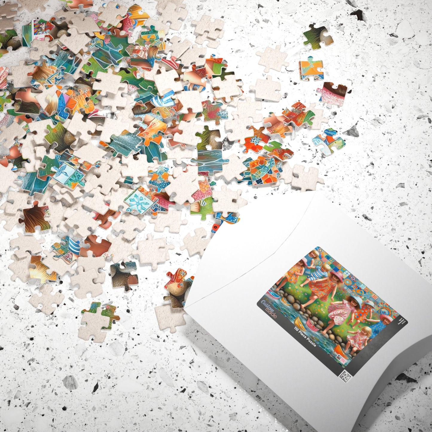 Summer Days Jigsaw Puzzle (110, 252, 520, 1014-Piece). Fun gift idea or family game, suits any age. Childhood nostalgia, patterns, colours