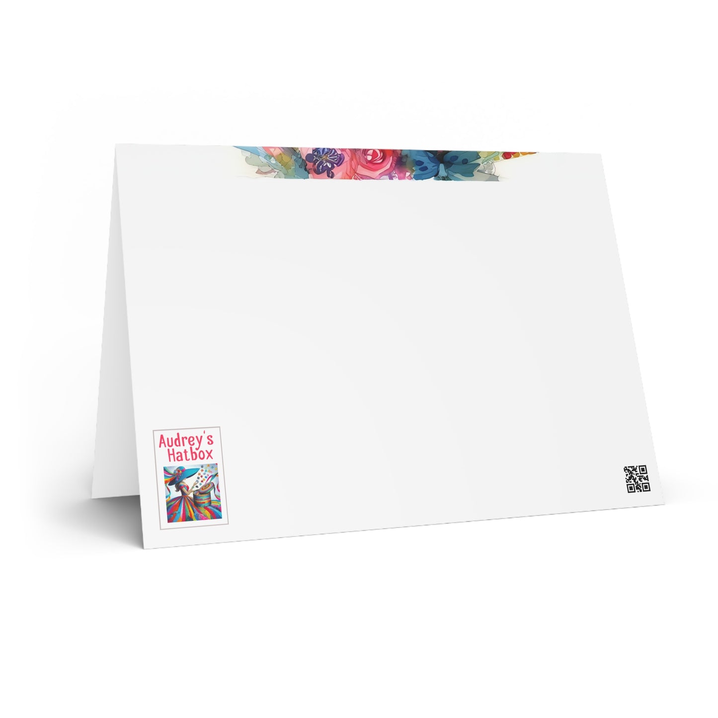 Care for a Cuppa? – Vintage Lady, Premium Quality Folded Greeting Card, Australian-Made