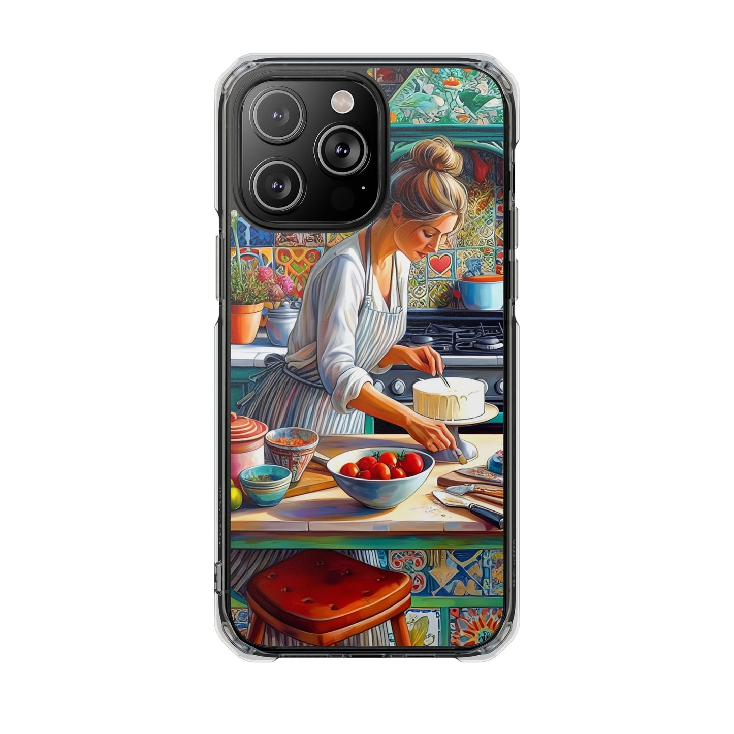 The Cake Maker - Magnetic Clear Impact Cases