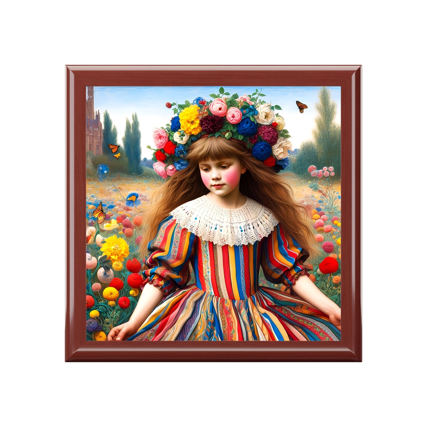 Floral Crown Jewellery Box