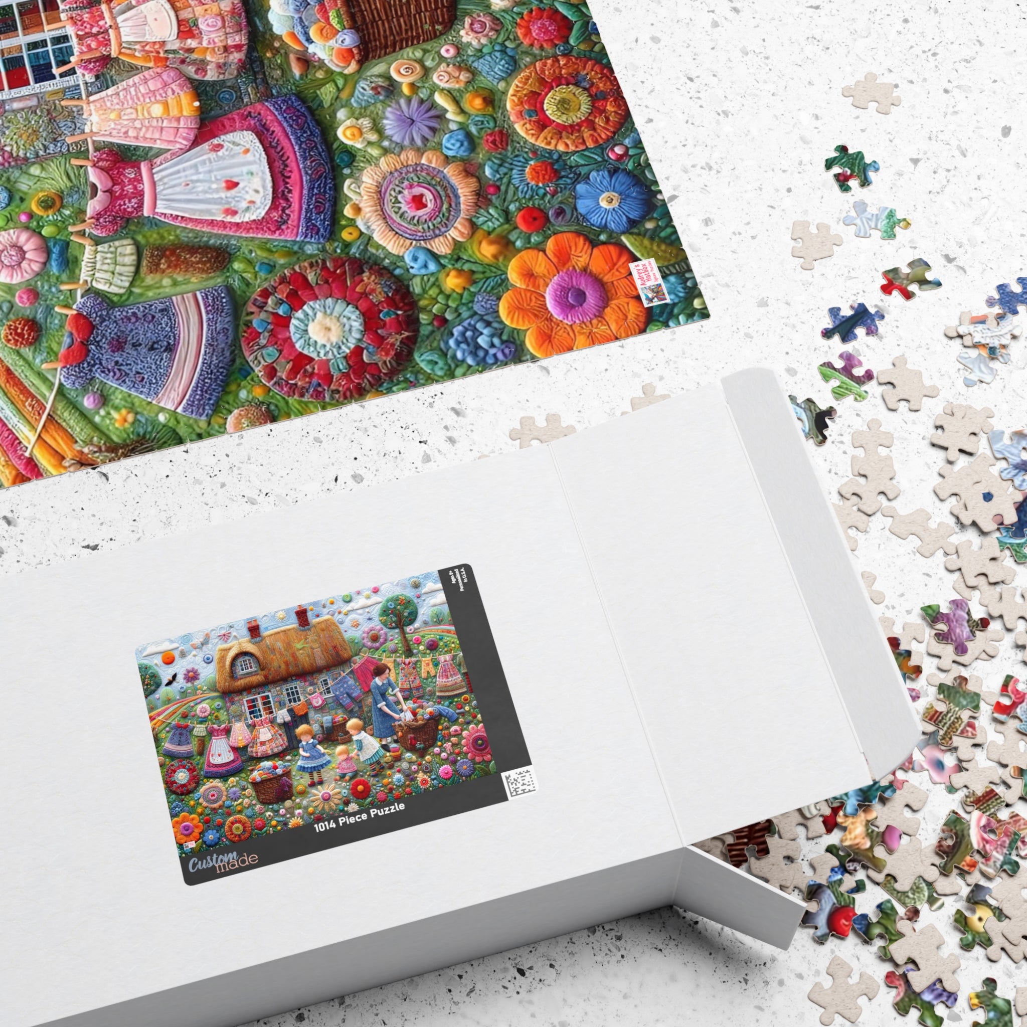 Washing Day Jigsaw Puzzle (110, 252, 520, 1014-piece). Whimsical