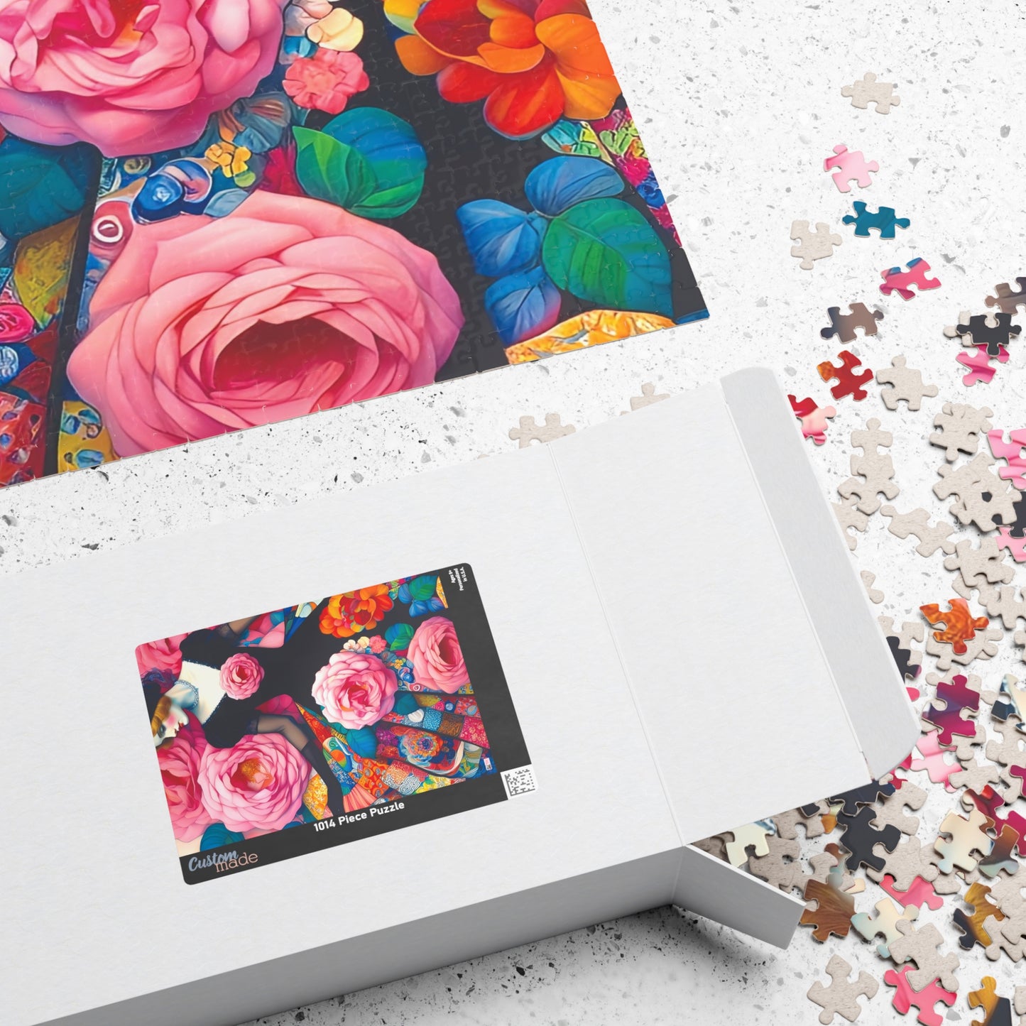 Lady of the Roses Jigsaw Puzzle (110, 252, 520, 1014-piece). Charming Vintage, Whimsical and Pretty Gift Idea for Birthdays, Patients