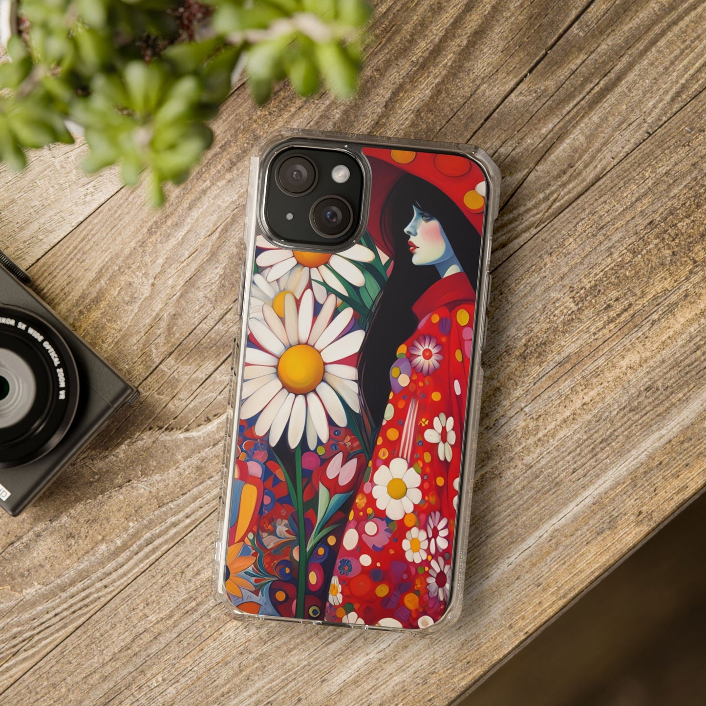Daisy Dreams - Magnetic Clear Impact Cases