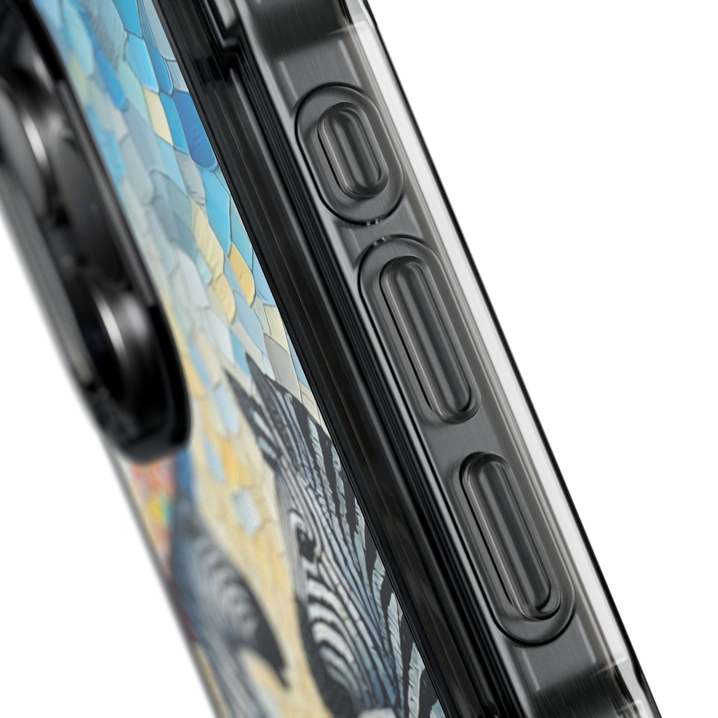 Zebras at the Back Fence - Magnetic Clear Impact Cases