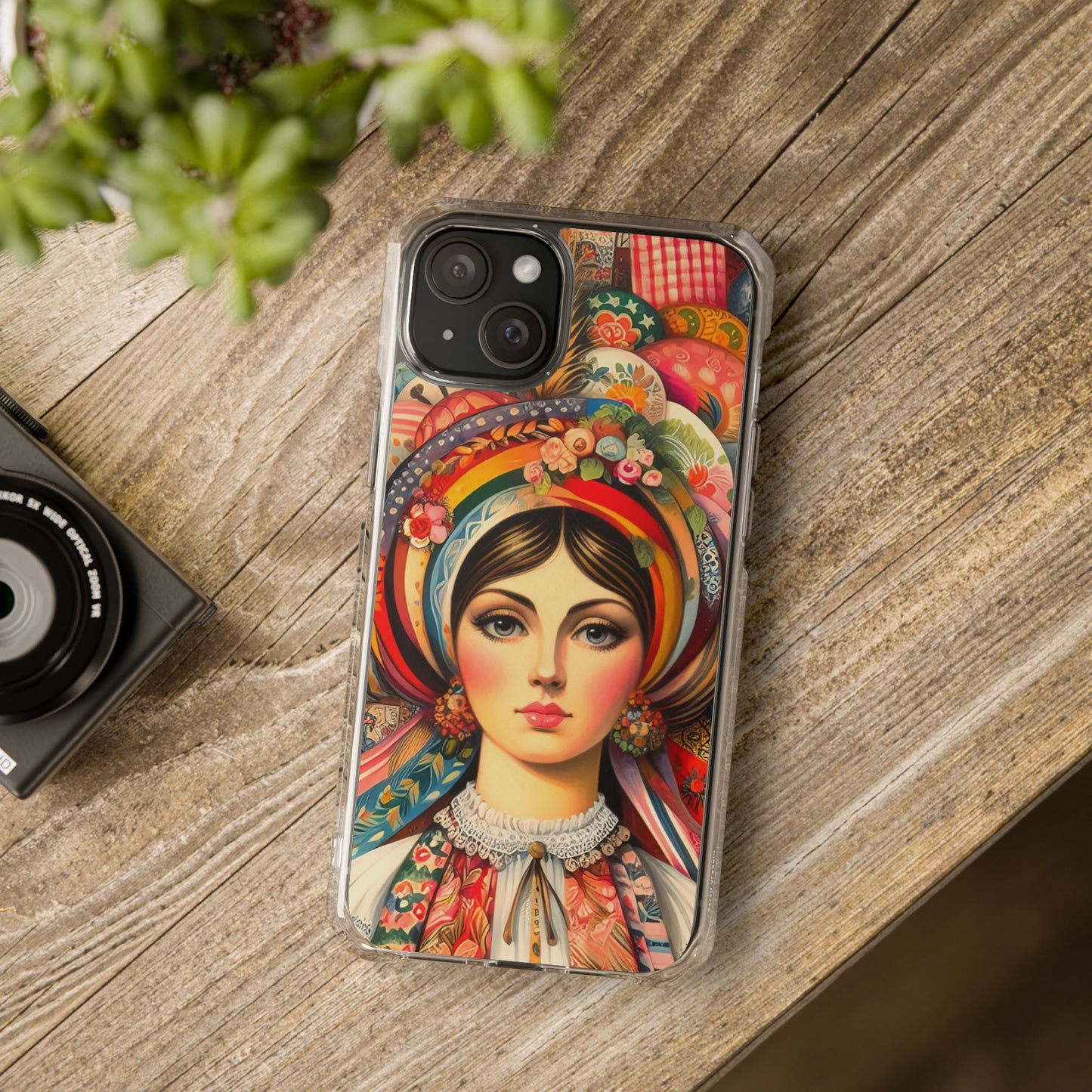 Beehive Bonnet - Magnetic Clear Impact Cases