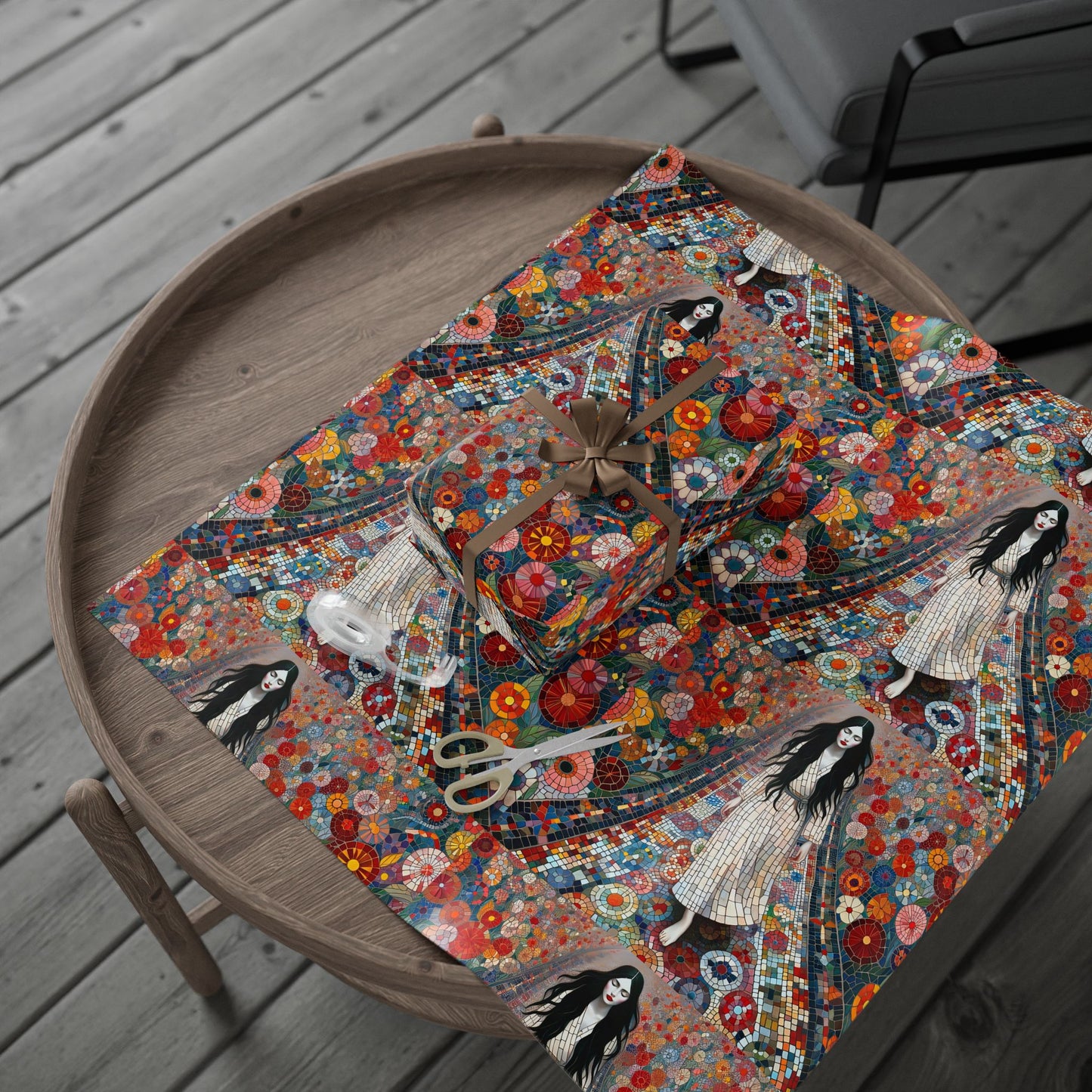 "Mosaic Garden" Gift Wrapping Paper (3 sizes)
