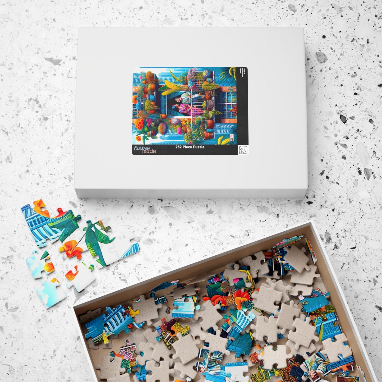 High Rise Love Nest Jigsaw Puzzle (110, 252, 520, 1014-piece). Cute, quirky and whimsical gift idea. Family Game. Fun for all ages.