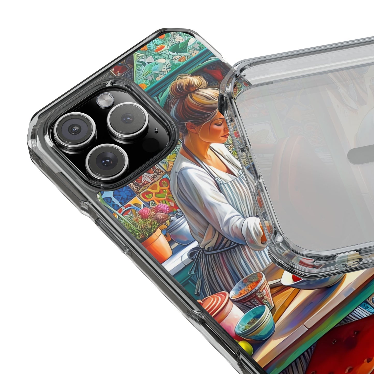 The Cake Maker - Magnetic Clear Impact Cases