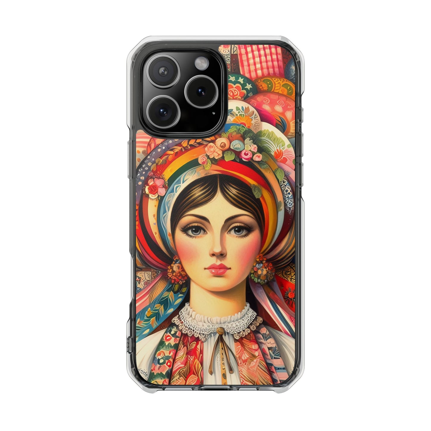 Beehive Bonnet - Magnetic Clear Impact Cases