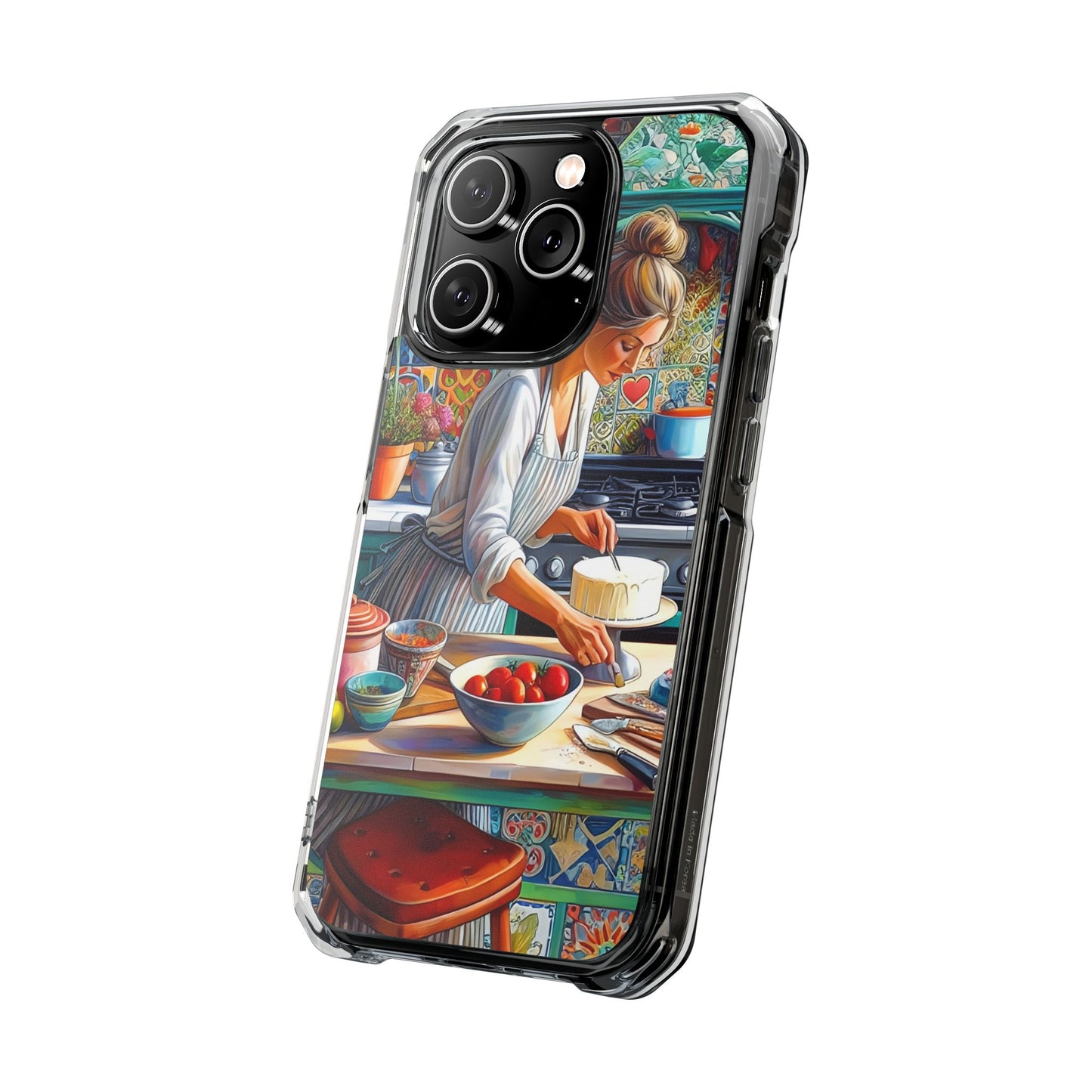 The Cake Maker - Magnetic Clear Impact Cases